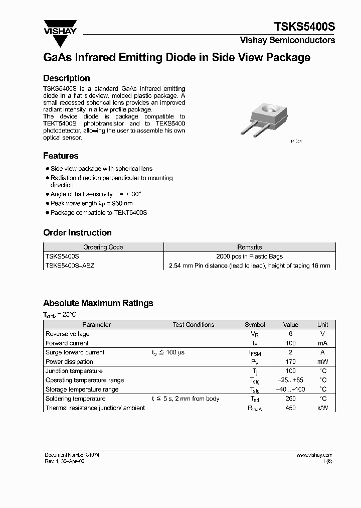 TSKS5400S_1019208.PDF Datasheet