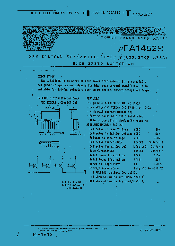 UPA1452H_868276.PDF Datasheet