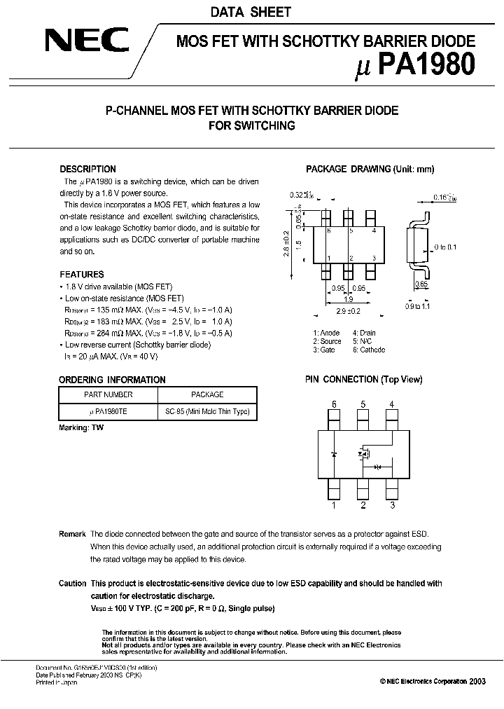 UPA1980_1015758.PDF Datasheet