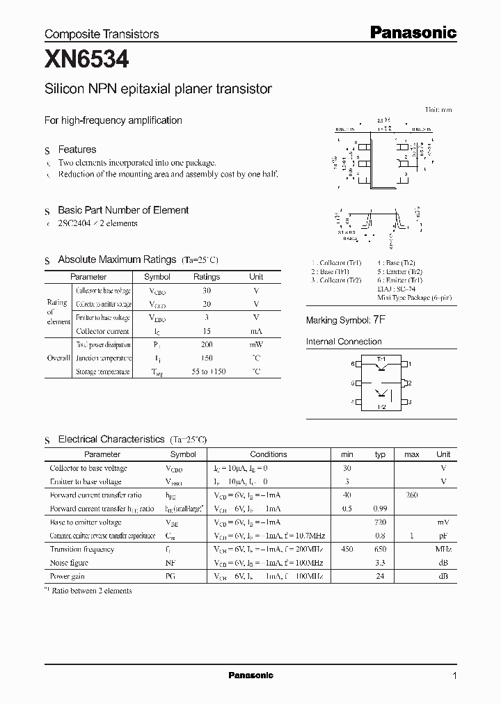 XN6534_1025598.PDF Datasheet