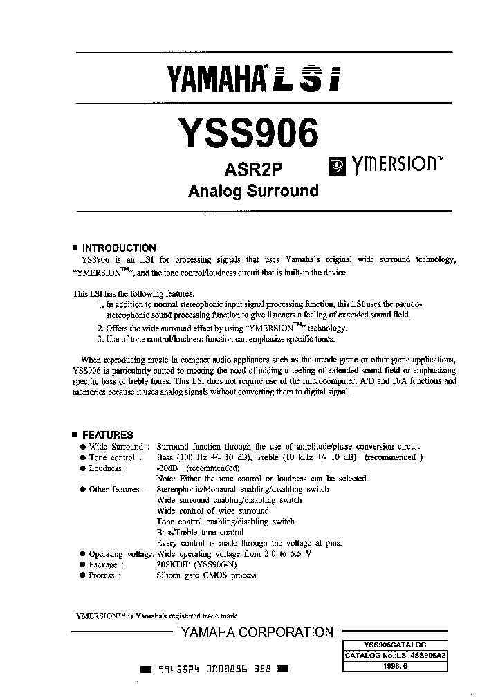 YSS906N_909892.PDF Datasheet
