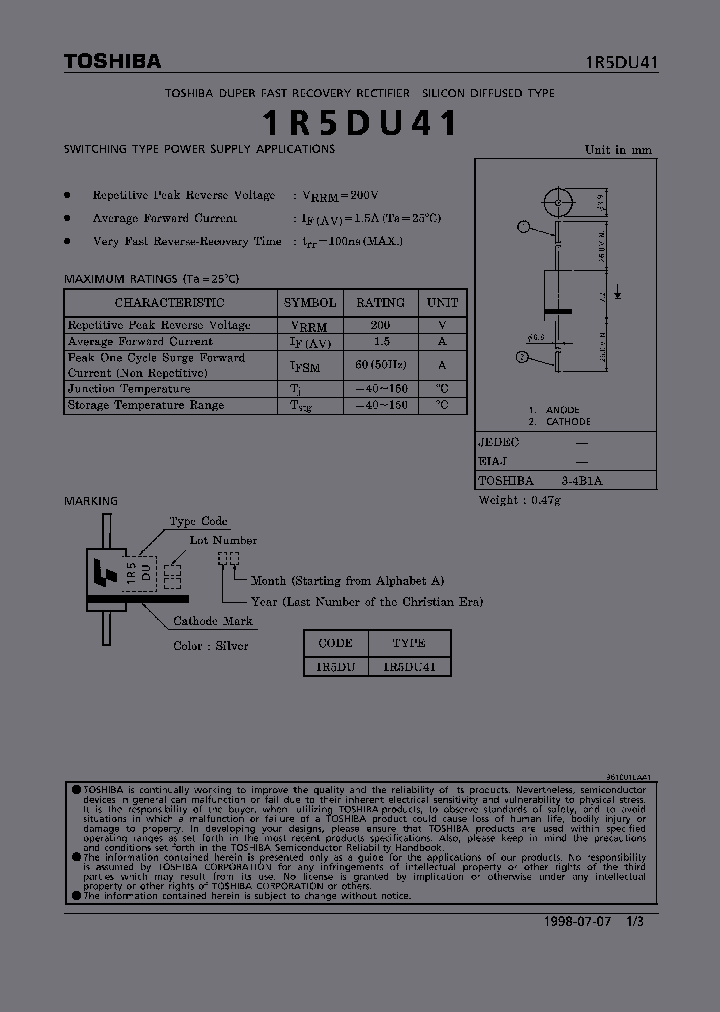 1R5DU41_1192483.PDF Datasheet