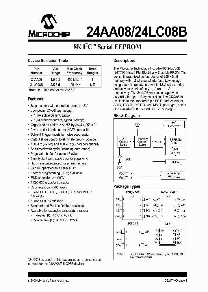 24LC08BT-IST_814226.PDF Datasheet