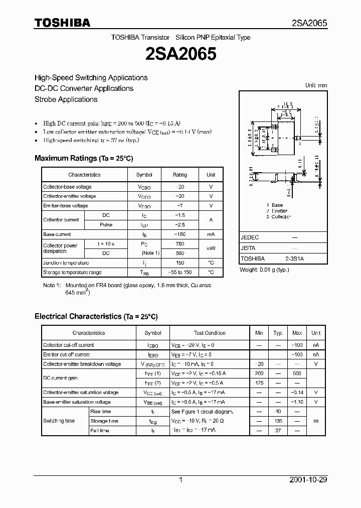 2SA2065_1194893.PDF Datasheet