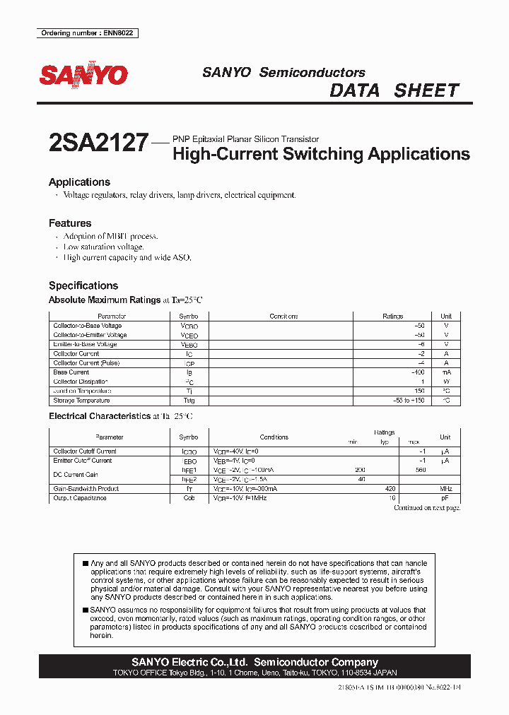 2SA2127_1043988.PDF Datasheet
