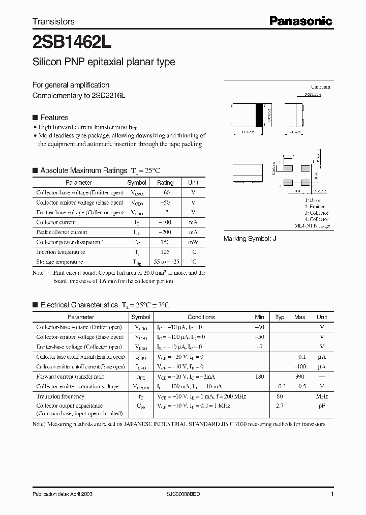 2SB1462L_1195148.PDF Datasheet