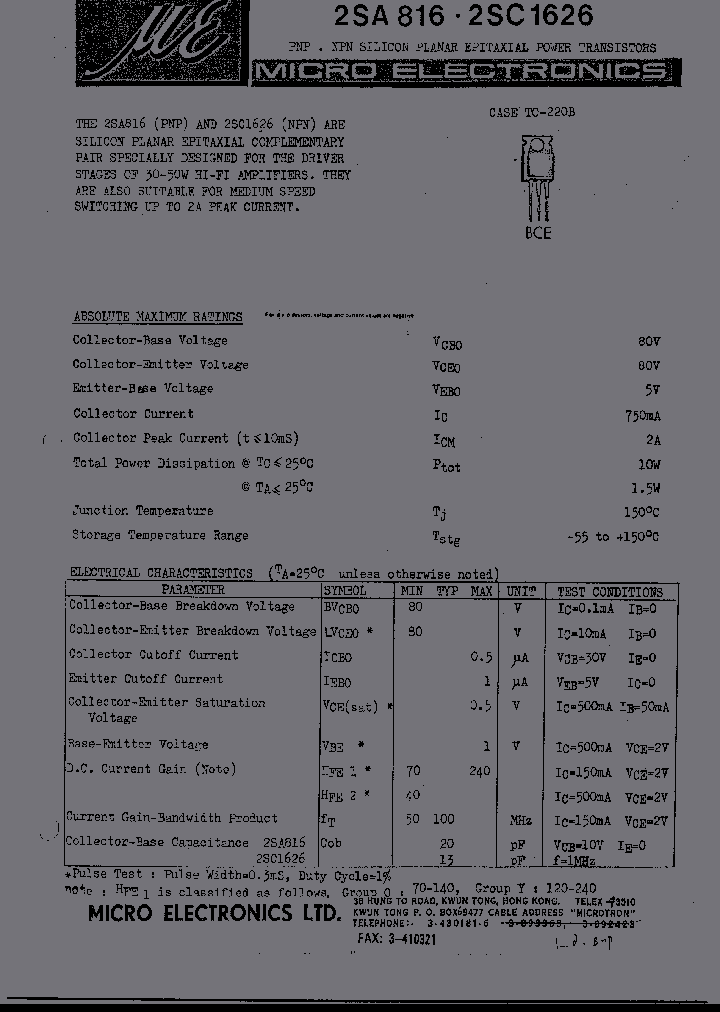 2SC1626_1189562.PDF Datasheet