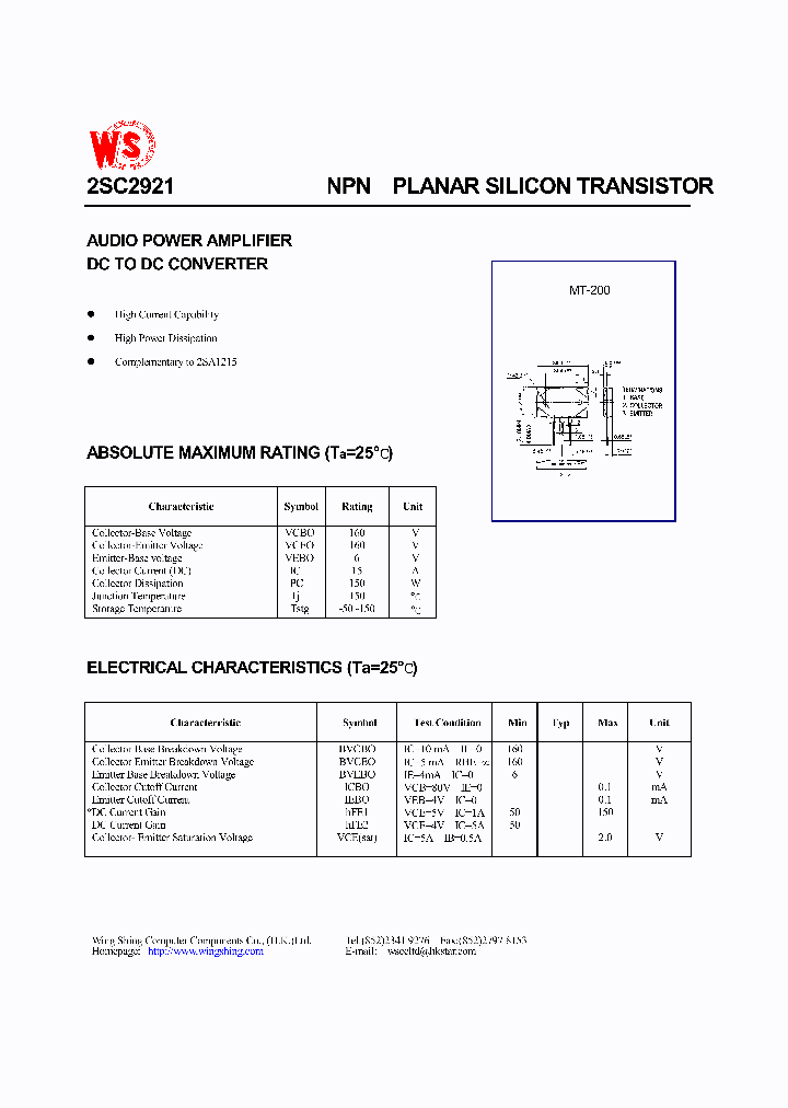 2SC2921_1059842.PDF Datasheet