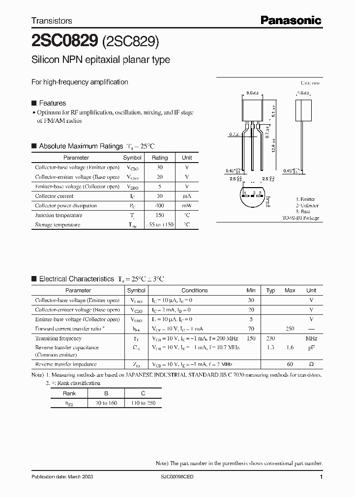 2SC829_1196610.PDF Datasheet