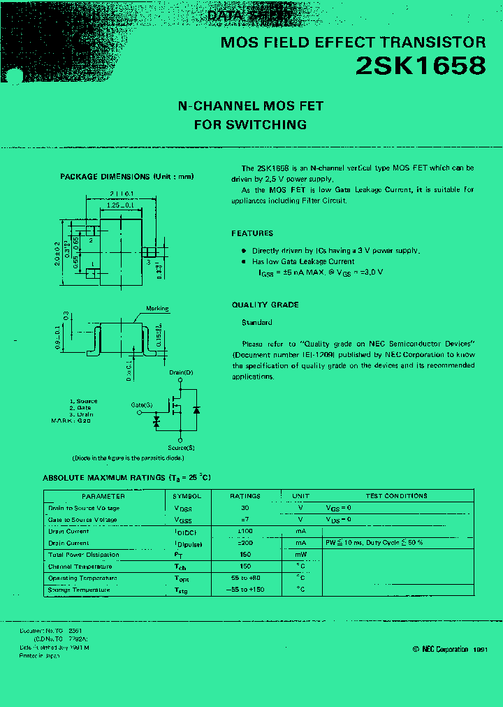 2SK1658_1197934.PDF Datasheet