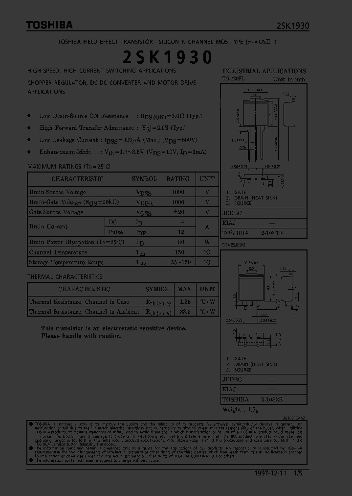 2SK1930_1197988.PDF Datasheet