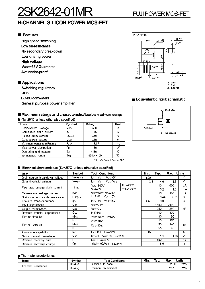 2SK2642-01MR_1198269.PDF Datasheet