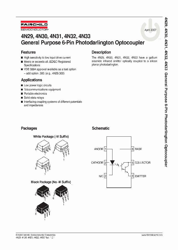 4N32_1132461.PDF Datasheet