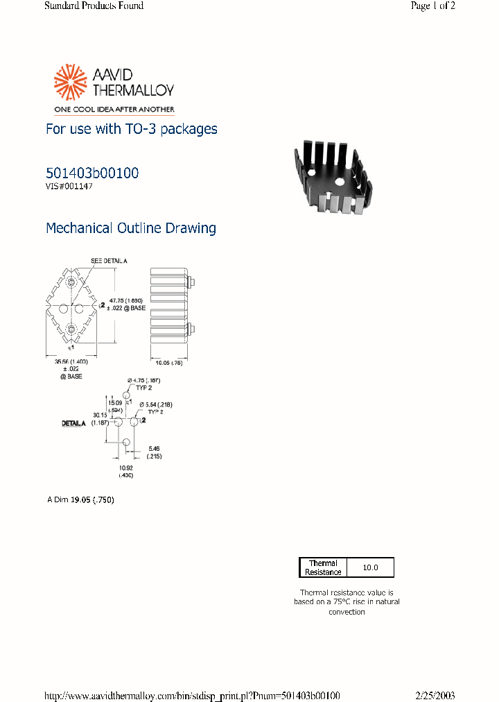 501403B00100_1200041.PDF Datasheet