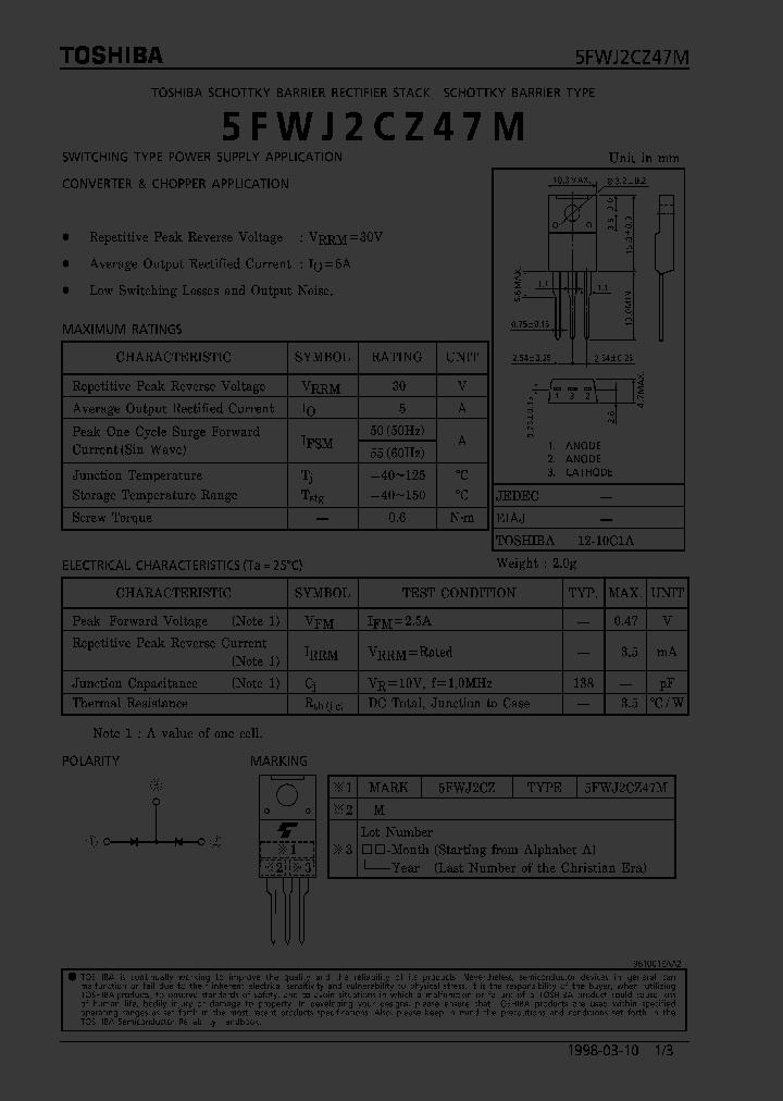 5FWJ2CZ47M_1200681.PDF Datasheet