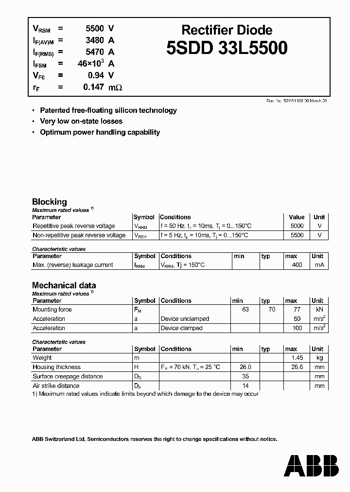 5SDD33L5500_1200767.PDF Datasheet