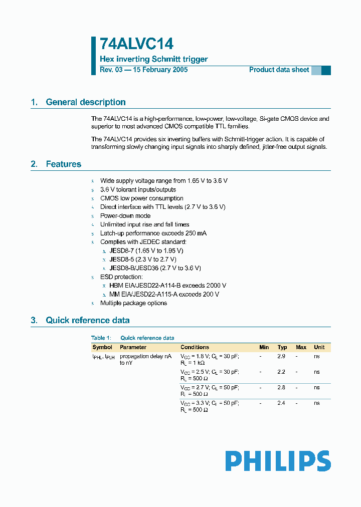 74ALVC14PW_1201845.PDF Datasheet