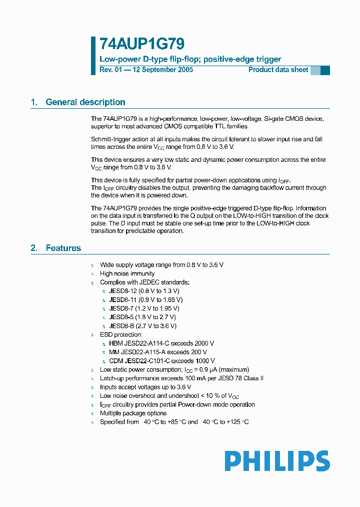 74AUP1G79GW_1201937.PDF Datasheet