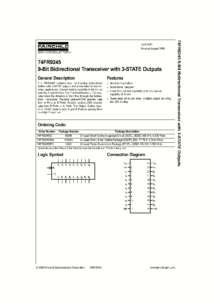 74FR9245SPC_1202222.PDF Datasheet