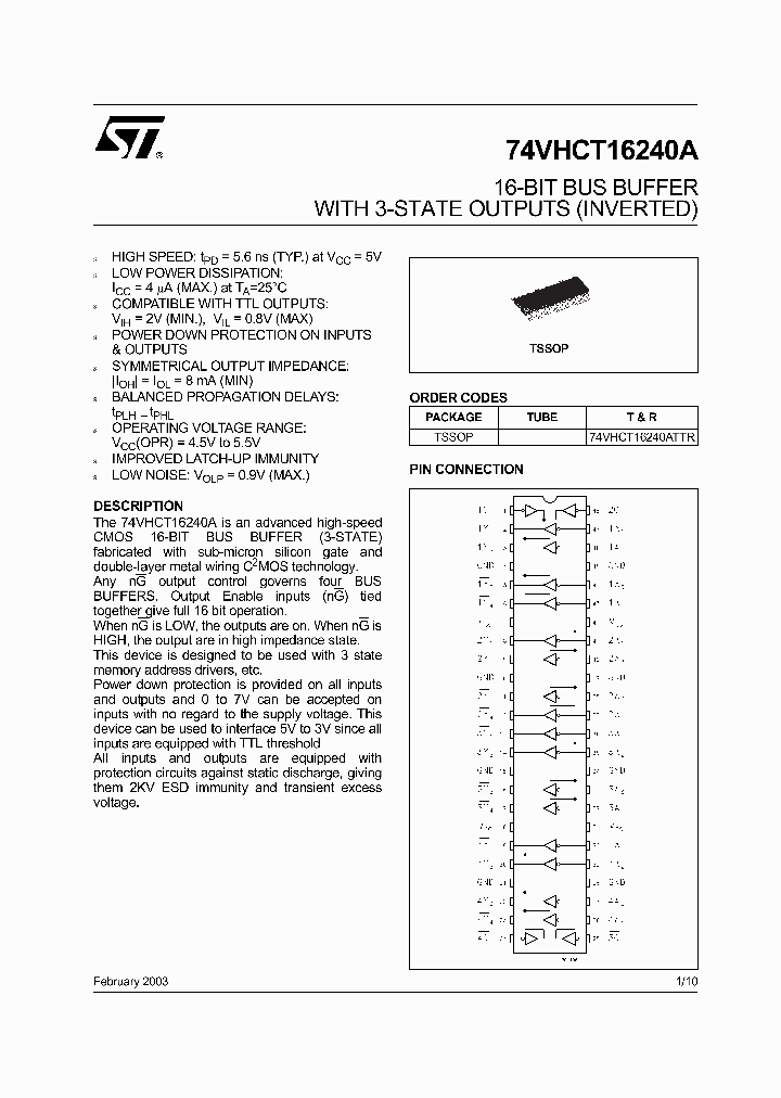 74VHCT16240ATTR_1203216.PDF Datasheet