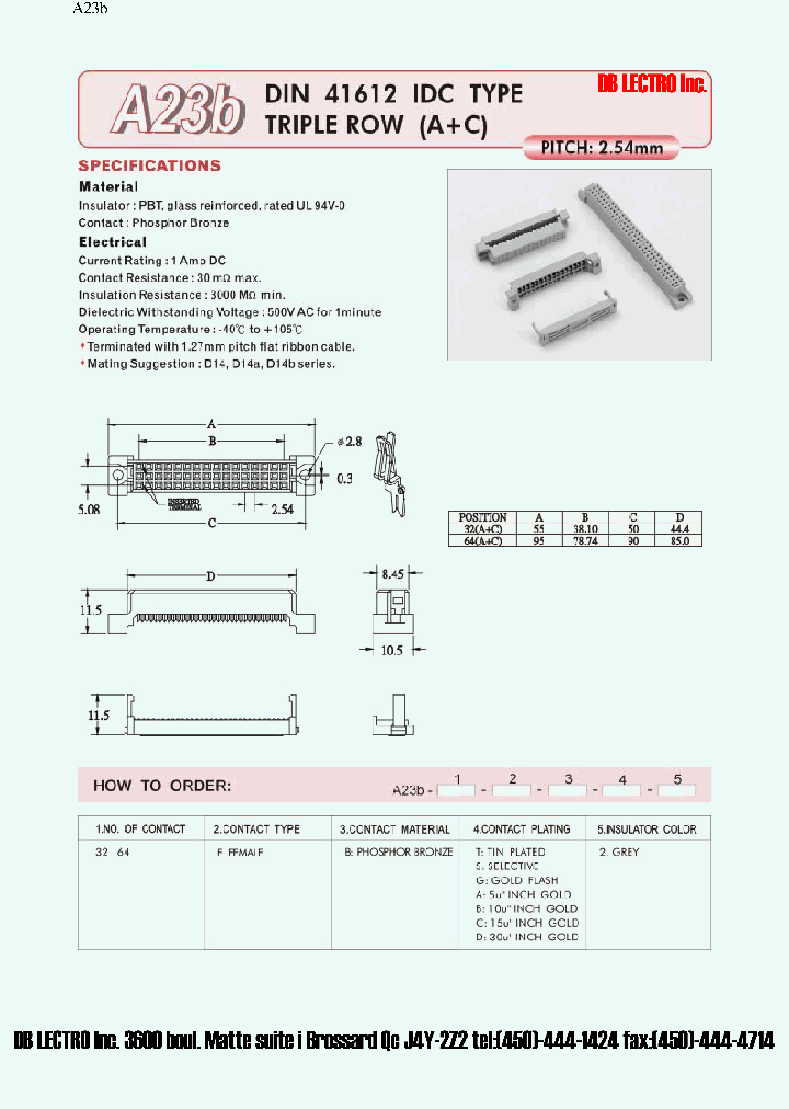 A23B64FBT2_1204355.PDF Datasheet