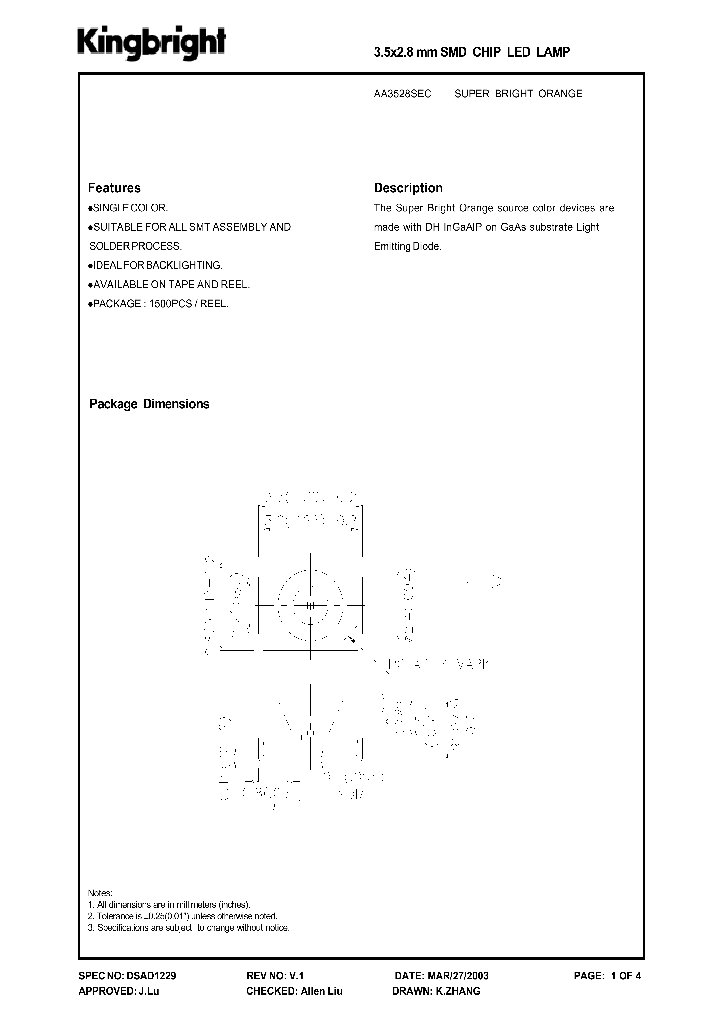 AA3528SEC_1204955.PDF Datasheet