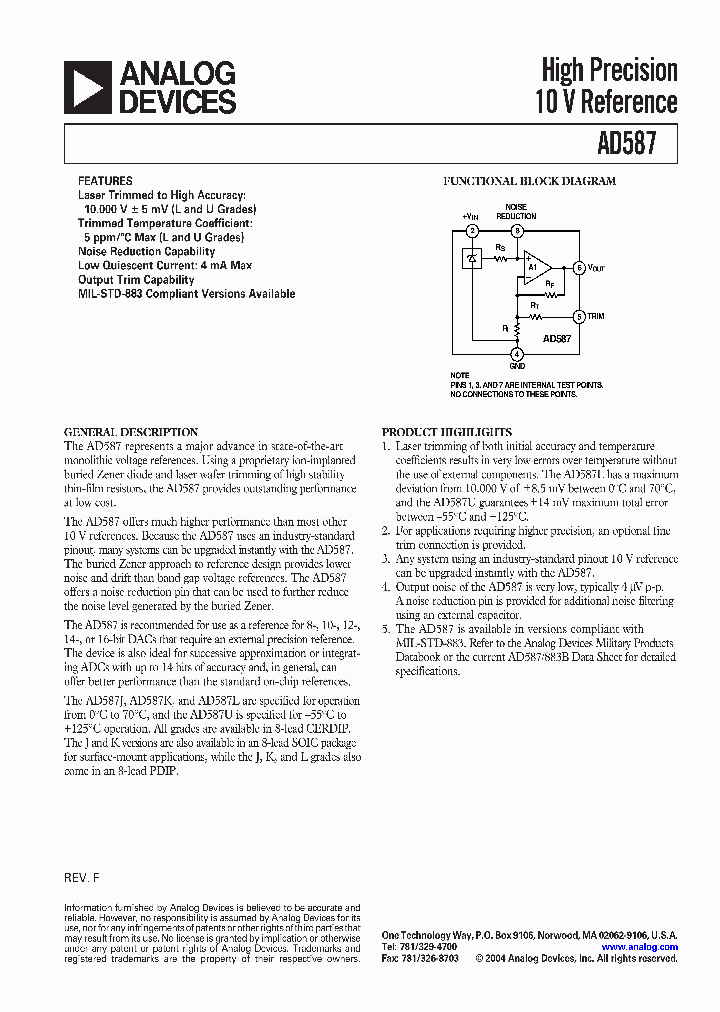 AD587_1032573.PDF Datasheet