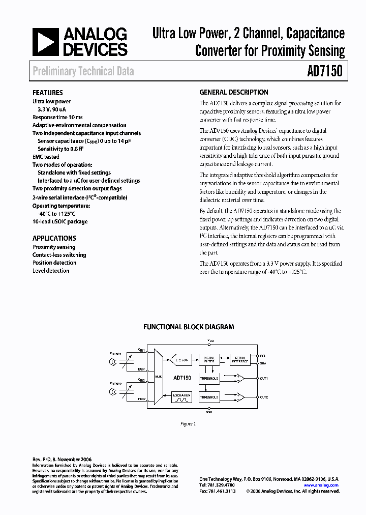 AD7150_1073840.PDF Datasheet