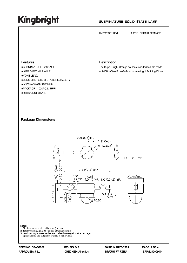 AM2520SECK08_1134881.PDF Datasheet