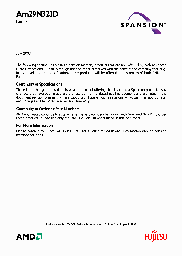 AM29N323DT11AWKI_1209221.PDF Datasheet