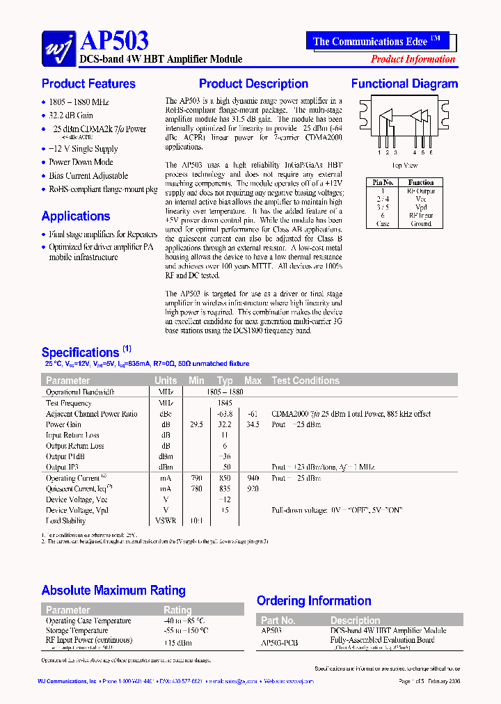 AP503-PCB_1210580.PDF Datasheet