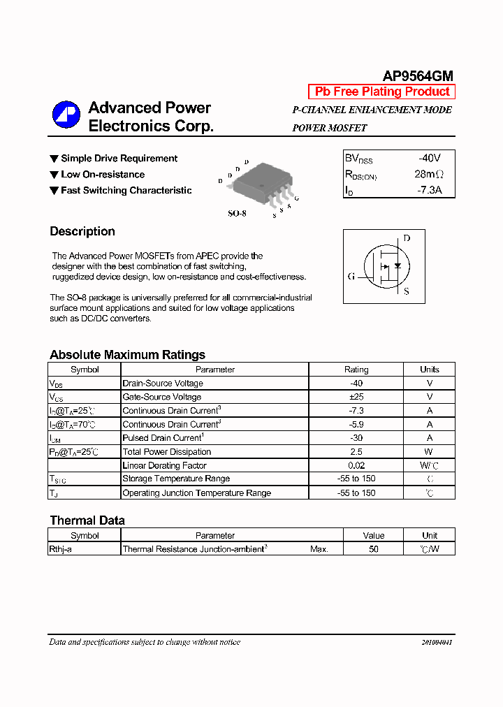 AP9564GM_1210611.PDF Datasheet