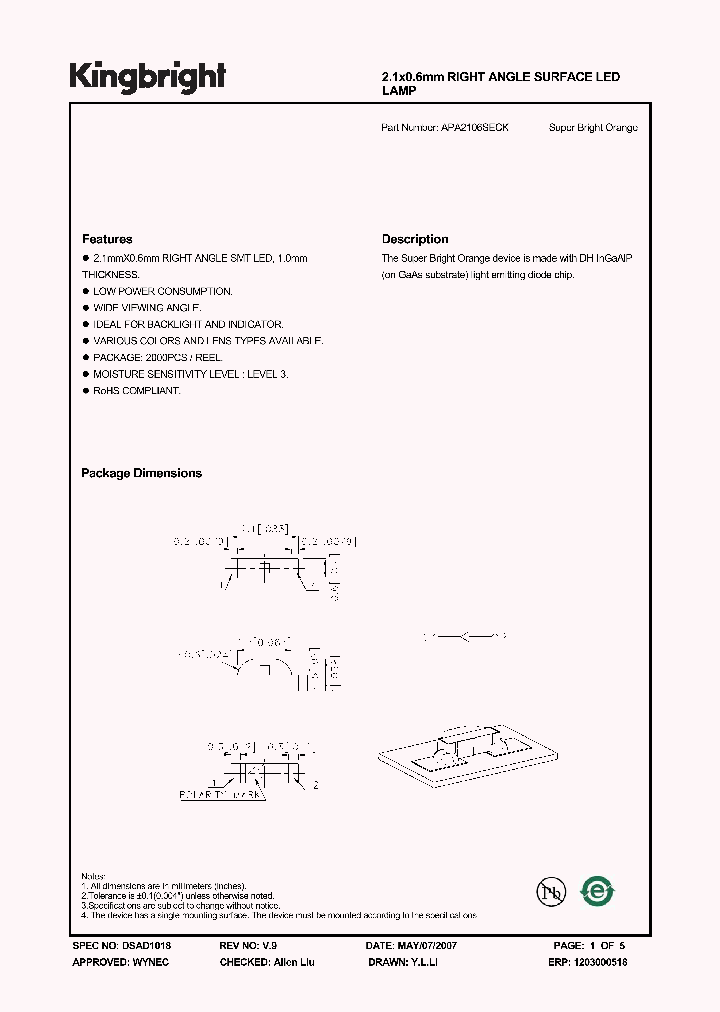 APA2106SECK_1210644.PDF Datasheet