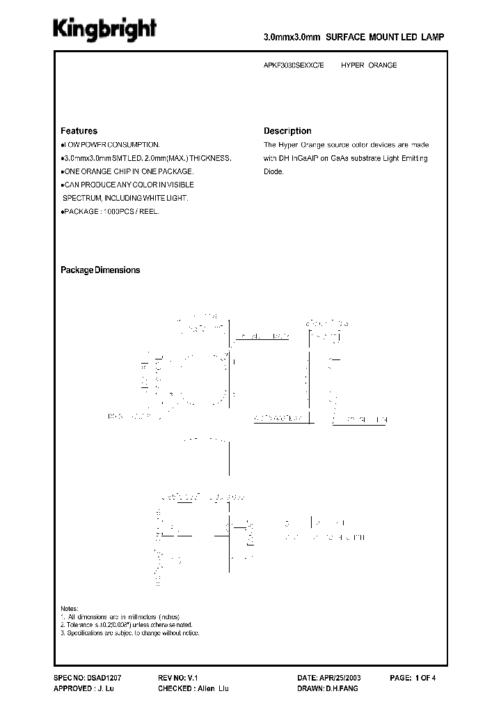 APKF3030SEXXCE_1210994.PDF Datasheet