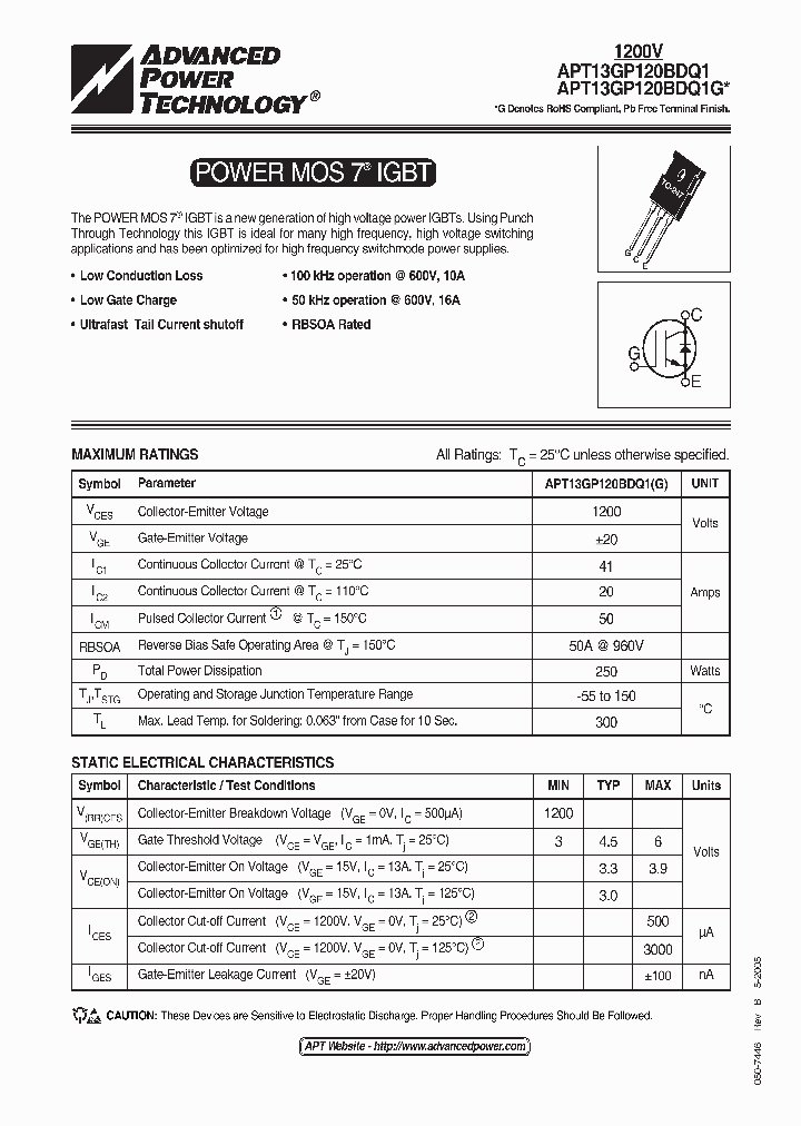 APT13GP120BDQ1_1091182.PDF Datasheet