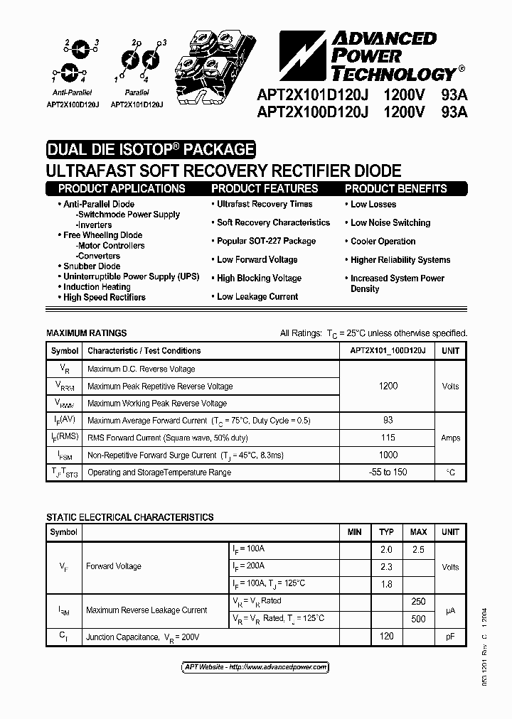 APT2X101D120J05_1211501.PDF Datasheet