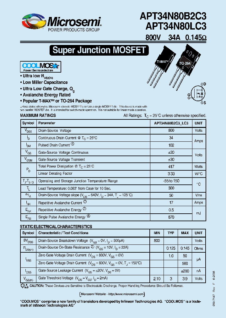 APT34N80LC3_1211637.PDF Datasheet