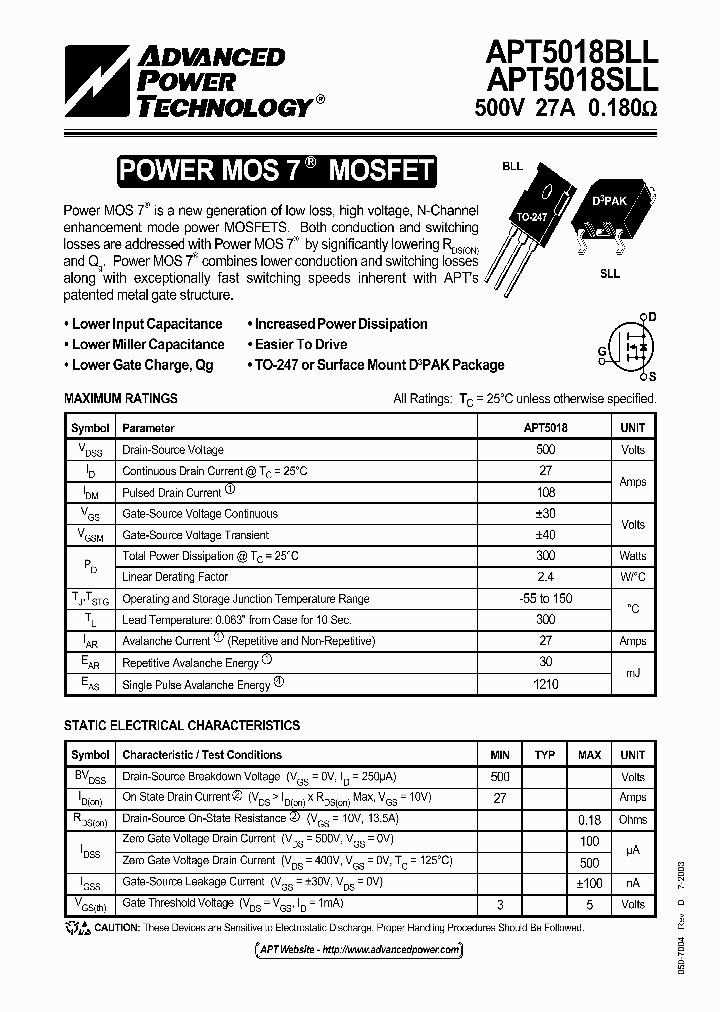 APT5018SLL_1211708.PDF Datasheet