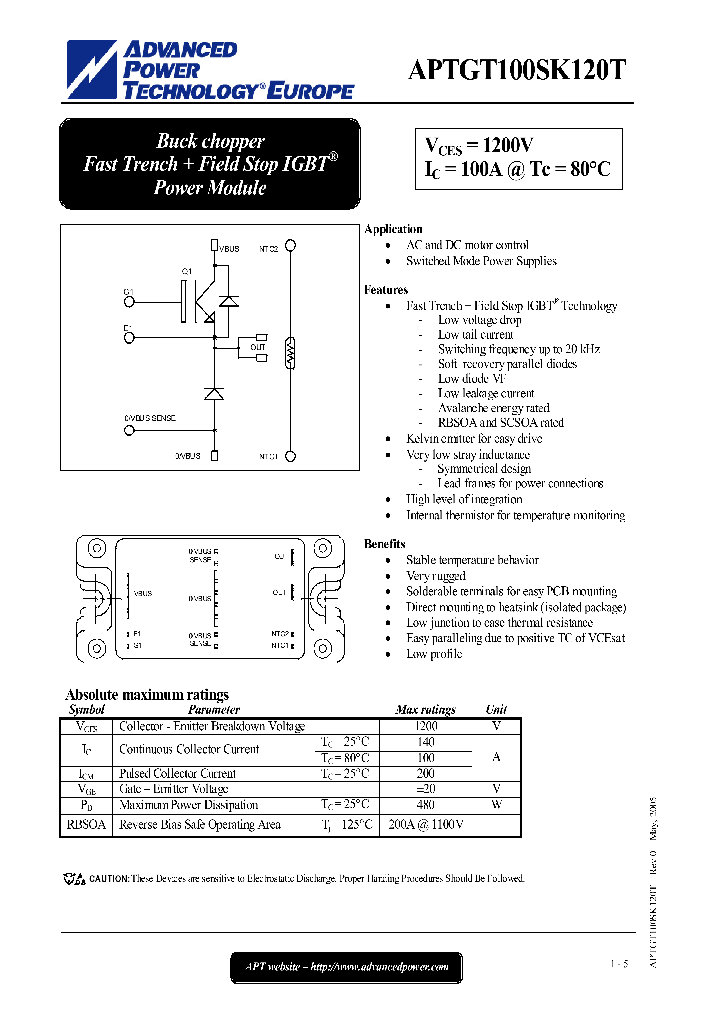 APTGT100SK120T_1167419.PDF Datasheet