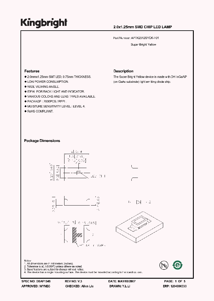 APTK2012SYCK-F01_1212519.PDF Datasheet