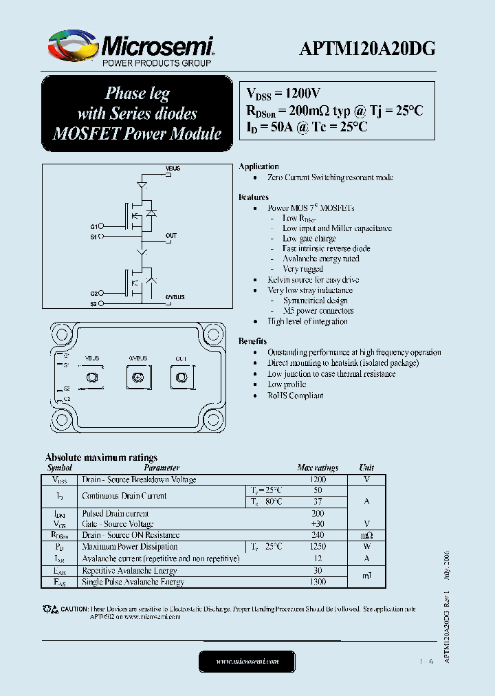 APTM120A20DG_1212598.PDF Datasheet