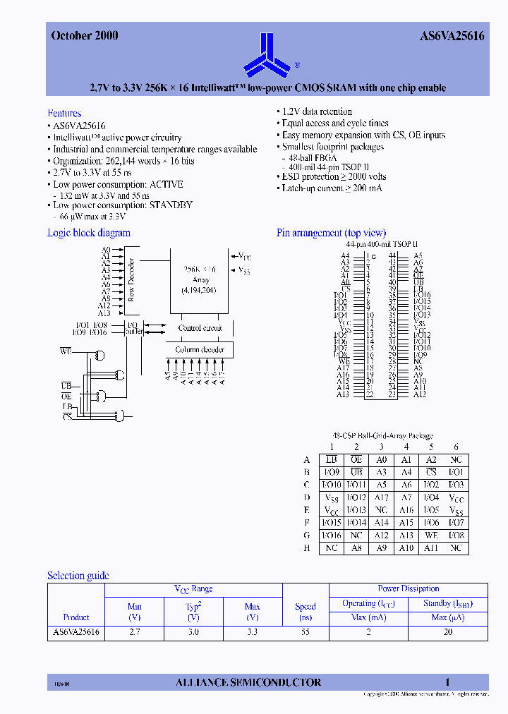 AS6VA25616-TI_1213175.PDF Datasheet