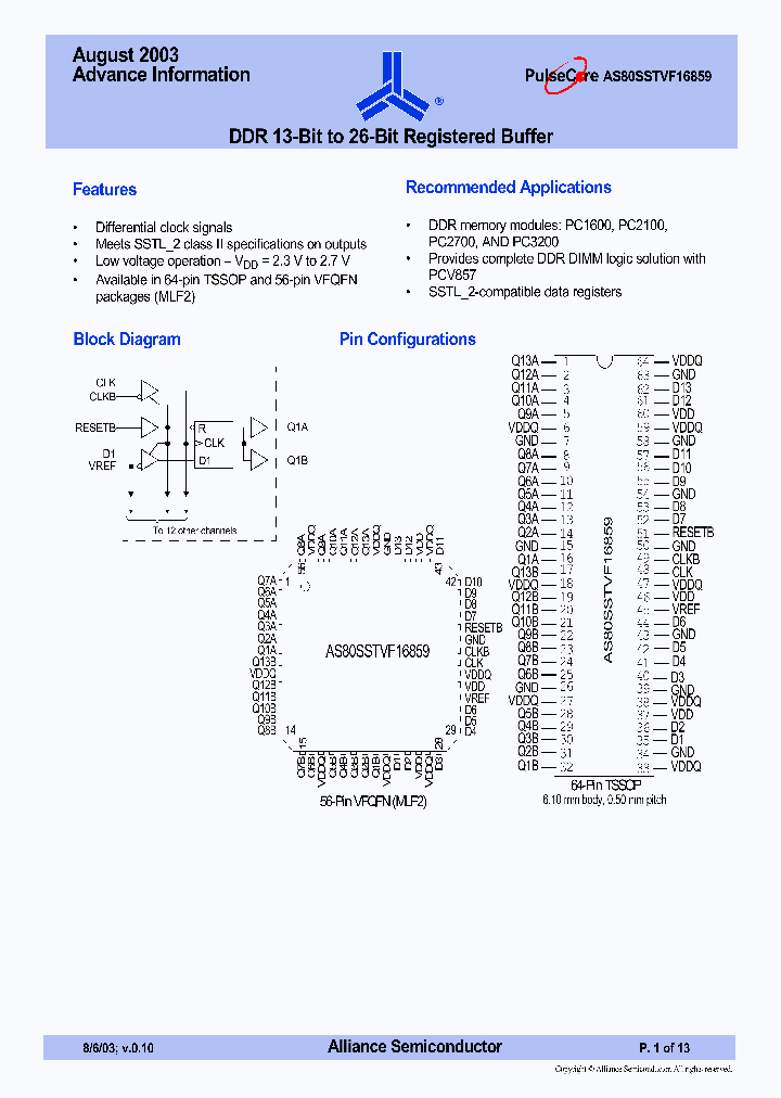 AS80SSTVF16859-64TT_1213279.PDF Datasheet