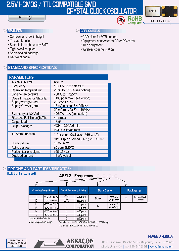 ASFL2_1213358.PDF Datasheet