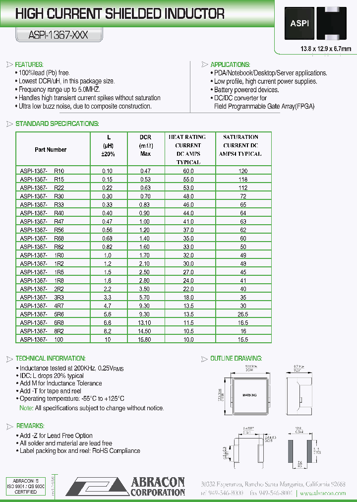 ASPI-1367-XXX_1213552.PDF Datasheet