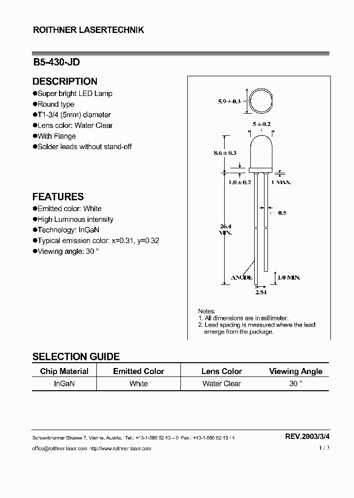 B5-430-JD_1216079.PDF Datasheet