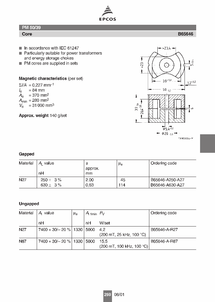 B65647-B1014-T1_1216180.PDF Datasheet