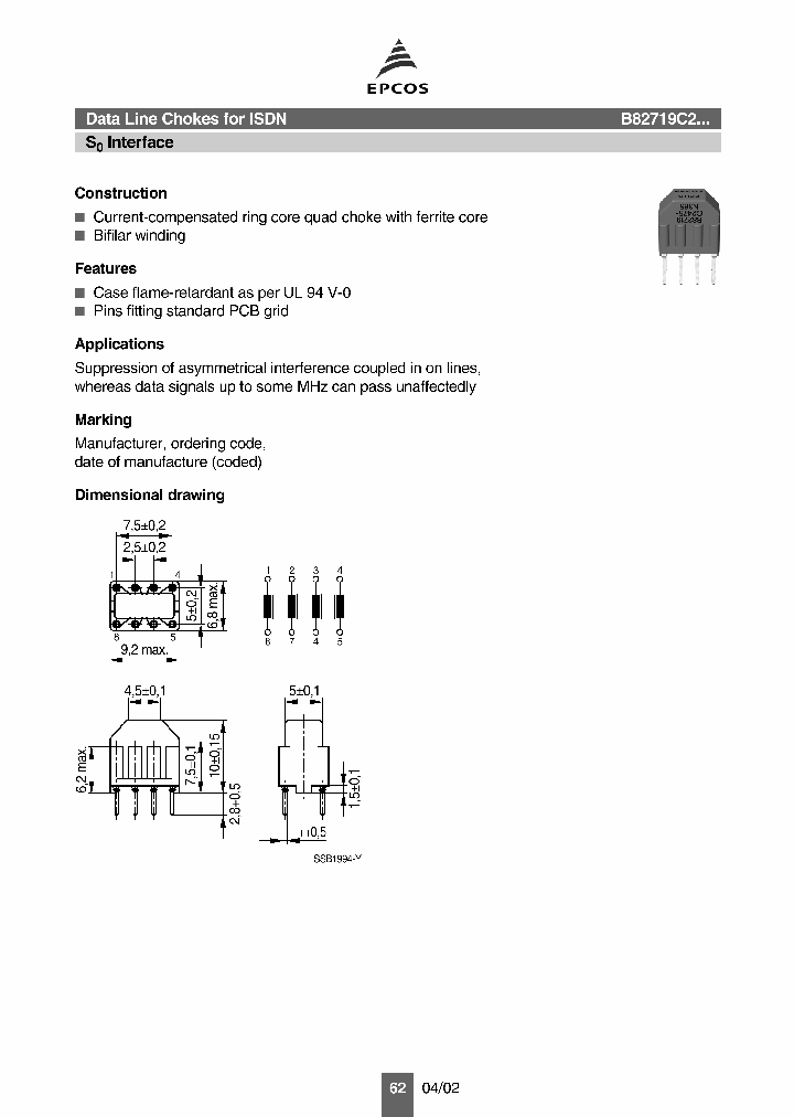 B82719C2475N365_1216415.PDF Datasheet