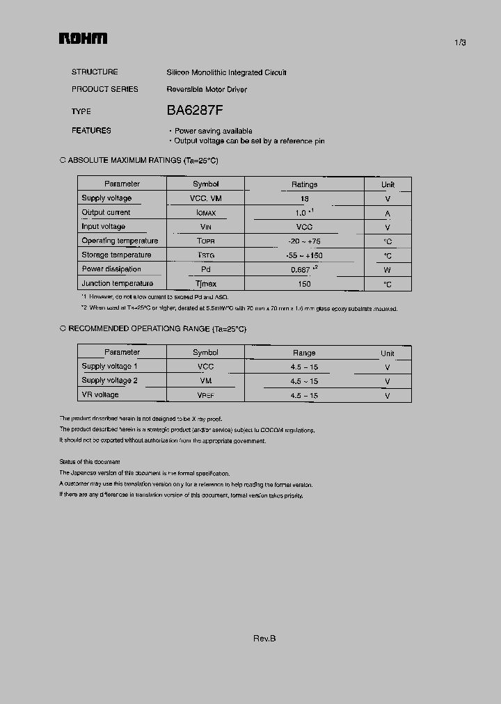 BA6287F1_1169626.PDF Datasheet