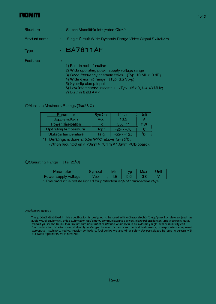 BA7611AF_1216929.PDF Datasheet